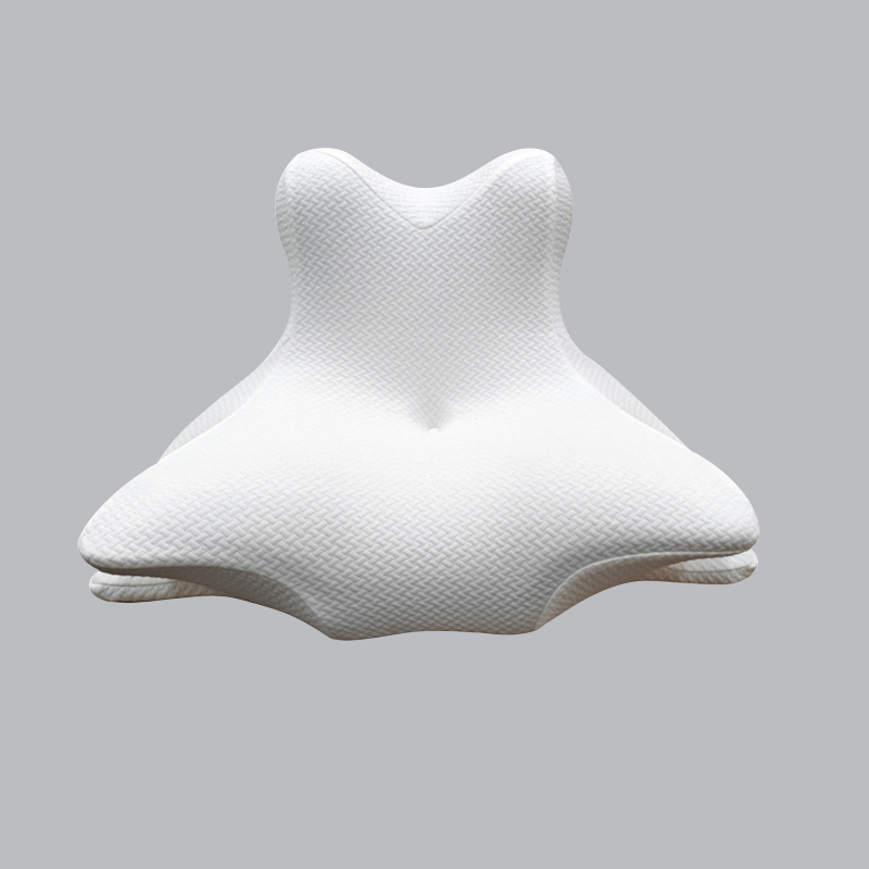 Ergonomicky tvarovaný vankúš z pamäťovej peny s pomalým odskokom